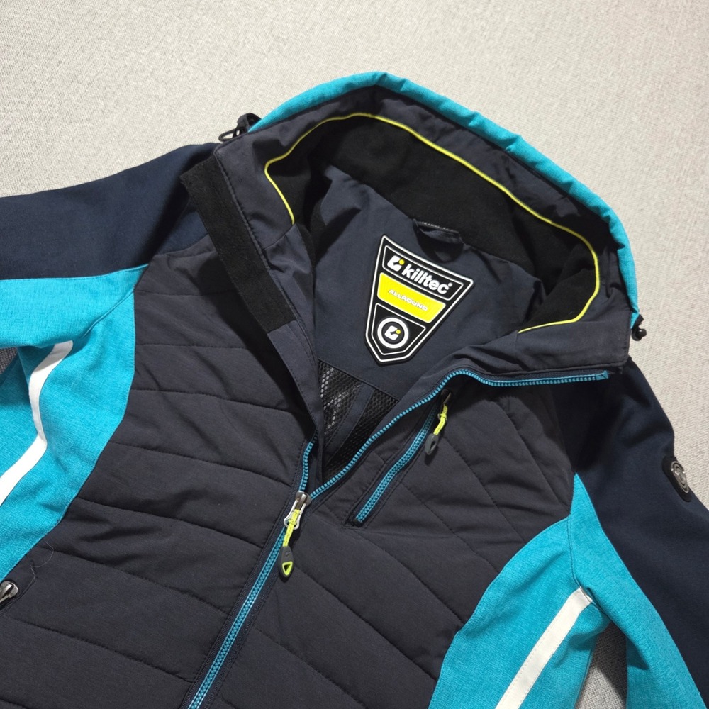Killtec Allround Padded Ski Snow Winter Jacket Blue/Turquoise‎ Women's 8